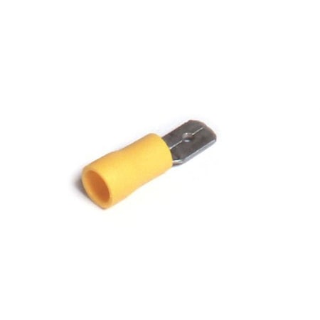 Grote Quick Disconnect, 12-14 Ga, Male, .250, Pk 15 84-2591